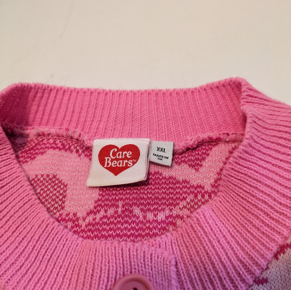 Care Bears Sweater crop pink sz 2xl - Picture 2 of 9